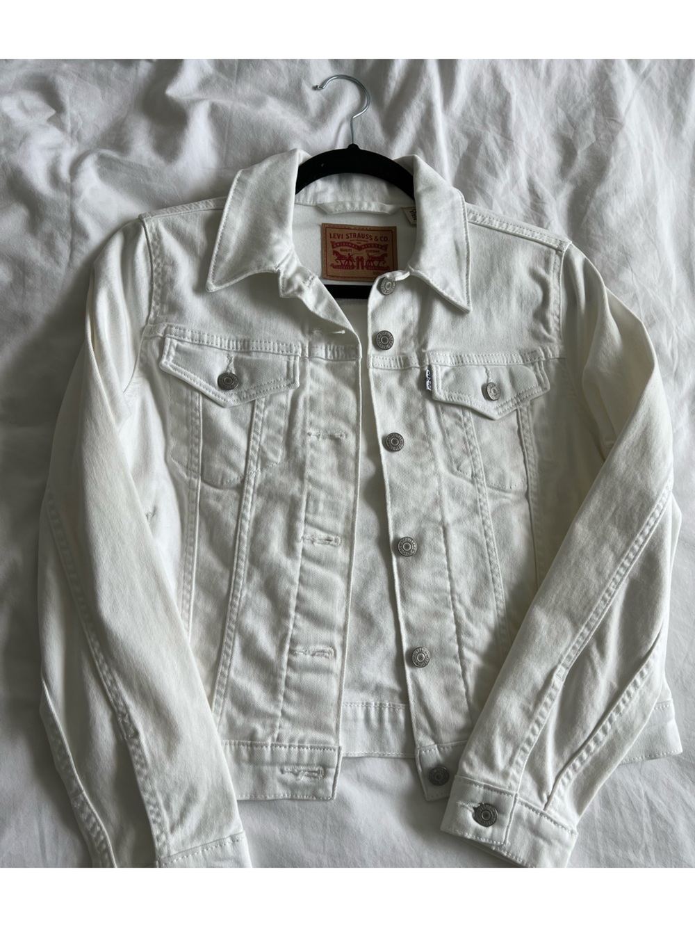Levi's White Denim Jacket